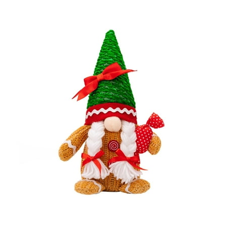 

Gnomes Gift Cloth Doll Faceless Gnome Plush Doll Christmas Thanksgiving Decorations Winter Table Christmas Trees Decorations Fireplaces Window Sill Display (Red-Green Gnomes)