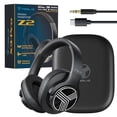thumbnail image 1 of TREBLAB Z2 Active Noise Cancelling Workout Headphones - Signature-HD Sound, Deep Bass, 35H Battery, Comfortable, Foldable Over Ear Bluetooth Headphones Wireless. for Gym, Sport, Travel. Mic for Calls, 1 of 5