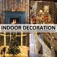 thumbnail image 4 of Luces de cortina Solhice LED de 9,7 m x 3 m 720, color blanco cálido, Navidad, 4 of 6