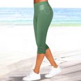 thumbnail image 3 of FNFYFH Liquidation Pantalons Capris de Yoga de Plein Air pour Femmes, Randonnée, Vert Armée, 3 of 7