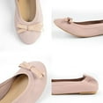 thumbnail image 5 of BERANMEY Women's Casual Bow Flats Ballet Shoes Comfort Round Toe Dressy Ballet Flats for Women Suede Slip-on Loafers Shoes for Womens, 5 of 7