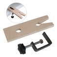 thumbnail image 3 of xinxixnxx Bench Pin Clamp V Shape Slot Jewelers Block Jewelry Making Workbench Clip, 3 of 9