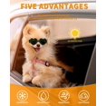 thumbnail image 2 of Gafas de sol para perros de raza pequeña, protección UV en forma de corazón, gafas de sol para perros con correa ajustable, gafas impermeables para perros, mascotas, cachorros, gafas de sol para perros a prueba de viento, color negro Sincero Electrónica, 2 of 7