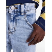 Wonder Nation Boys Vintage Straight Leg Denim Jeans, Sizes 4-18 and Husky