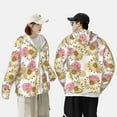 thumbnail image 3 of KLL Sunflowers Print Men's Women’s UPF 50+ Sun Protection Outdoor Hoodie Jacket Long Sleeve Fishing Hiking Performance Shirt-XX-Large, 3 of 6