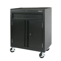 WORKPRO 28-inch 2-Shelf Rolling Garage Storage Cabinet Deals