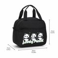 thumbnail image 5 of Cartoon Panda Thermal Lunch Tote Bag, Leakproof Waterproof Insulated Cooler Bag with Front Pocket for Daily Meal Storage, 5 of 7