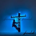 thumbnail image 2 of Shinelab US Lineman Metal Sign, Custom Name Lineman LED Wall Art, Office Home Decor 8873, 2 of 3