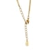 thumbnail image 5 of Collar ZVEZDA con dije de trebol lapislazuli chapa de oro 18k 45 cms con extension de 5 cms, 5 of 5