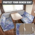 thumbnail image 2 of FOR U DESIGNS Hummingbird Wisteria Print 2 Pack RV Dinette Cushion Covers Stretch Camper Cushion Slipcover Replacement RV Couch Cover Furniture Protector for RV Camper Car Bench, 2 of 7