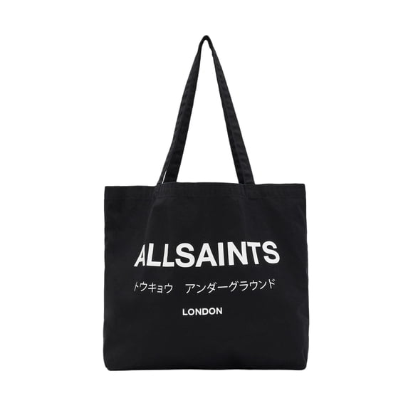 Bolso de mano AllSaints M170XB Underground para hombre, color negro/tiza