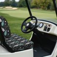 thumbnail image 6 of Pzuqiu 2-Piece Universal Golf Equipment Pattern Golf Cart Seat Covers | Breathable Washable Protection for Most 2-Seater Golf Carts, 6 of 10