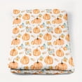 thumbnail image 4 of Reversible Pumpkin Autumn Blanket – Soft 100% Polyester All-Season Throw with Vibrant Fall Design, Machine Washable, Cozy for Couch, Sofa & Seasonal Home Decor, 4 of 6
