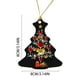 thumbnail image 3 of Adorno de madera navideño 2024 - Colgante personalizado de árbol acrílico para decoración navideña interior y exterior - Decoración del salón y dormitorio del hogar, 3 of 3
