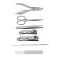 thumbnail image 1 of Manicure Set, Stainless Steel Nail Clipper Set Practical Efficient Wide Applicability 7 Pieces  For Nail Salons For Home Use, 1 of 8