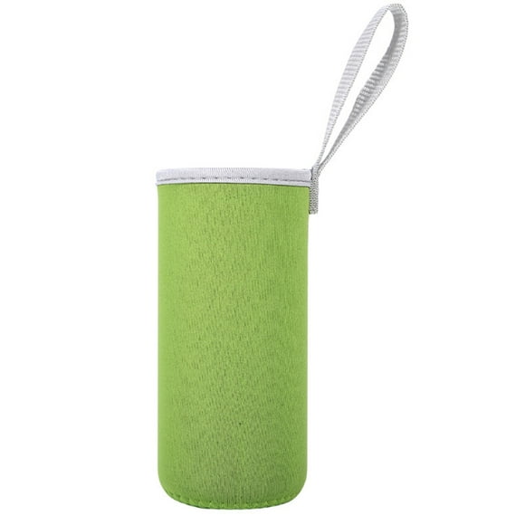Less Than 5 Glass&Bottle Portable Glass Water Bottle Sleeve Holder with Carry Strap Anti-Slip Water Bottle Cover
