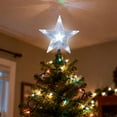 thumbnail image 6 of Christmas Tree Topper Star, Treetop Rustic Holiday Tree Toppers, Colorful Led Light Christmas Tree Decor for Christmas Holiday Home Fit for General Size Xmas Tree, 1 Pcs, 8.7x2.2", 6 of 7