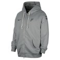 thumbnail image 2 of Men's Nike Gray San Antonio Spurs Authentic Standard Issue Full-Zip Hoodie Jacket, 2 of 3