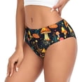 thumbnail image 2 of Fotbe Colorful Plants Mushroom Calzones Estampados para Mujer – Ropa Interior de Algodón, Cómoda, Suave y Elástica-4X-Large, 2 of 6