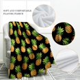 thumbnail image 3 of Pineapple Blanket Lightweight Cozy Warm Print Throw Blanket Kids Adult for Crib Bed Couch Chair Living Room Travel Outdoor 60"x80", 3 of 5