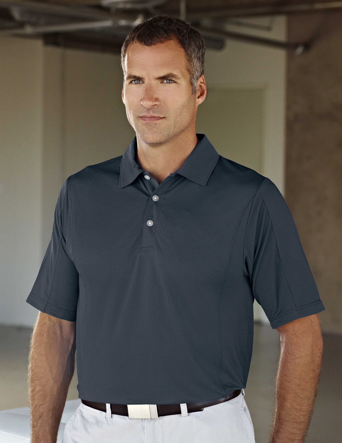 Tri-Mountain Gold Westchester 438 Knit Polo Shirt, 3X-Large, Navy ...