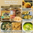 thumbnail image 2 of Rani Pani Puri Coins (Uncooked, Microwaveable Wheat Semolina Coins) 14oz (400g) w/Pani Puri Masala (14-Spice Blend for Indian Spicy Water) 1.75oz (50g) ~ All Natural | Vegan | NON-GMO | Kosher, 2 of 8
