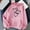 Pink, variant on POTETI Womens Fall Hoodies Casual Long Sleeve Hooded Sweatshirts Pullover Tops