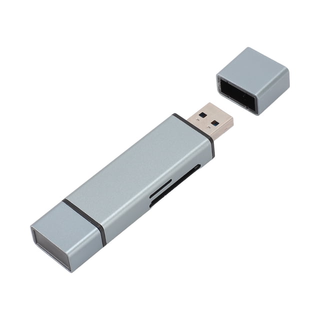 Lector de Tarjetas USB 3.0, USB C Micro Memory Card Reader Transferencia RÁPIDA DE ALEACION DE ALUMINIO PORTÁL