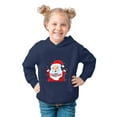 thumbnail image 2 of Rgdypko Christmas Prints Toddler Boys Girls Pullover Plus Sweatshirt Children Solid Color Hooded Top Girls Tops, 2 of 3