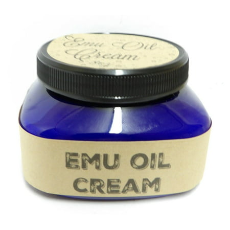 8oz Jar of - All Natural EMU OIL Cream -Treat Rosacea, Acne, Redness, Joint Pain and Much (Best Way To Treat Rosacea Redness)
