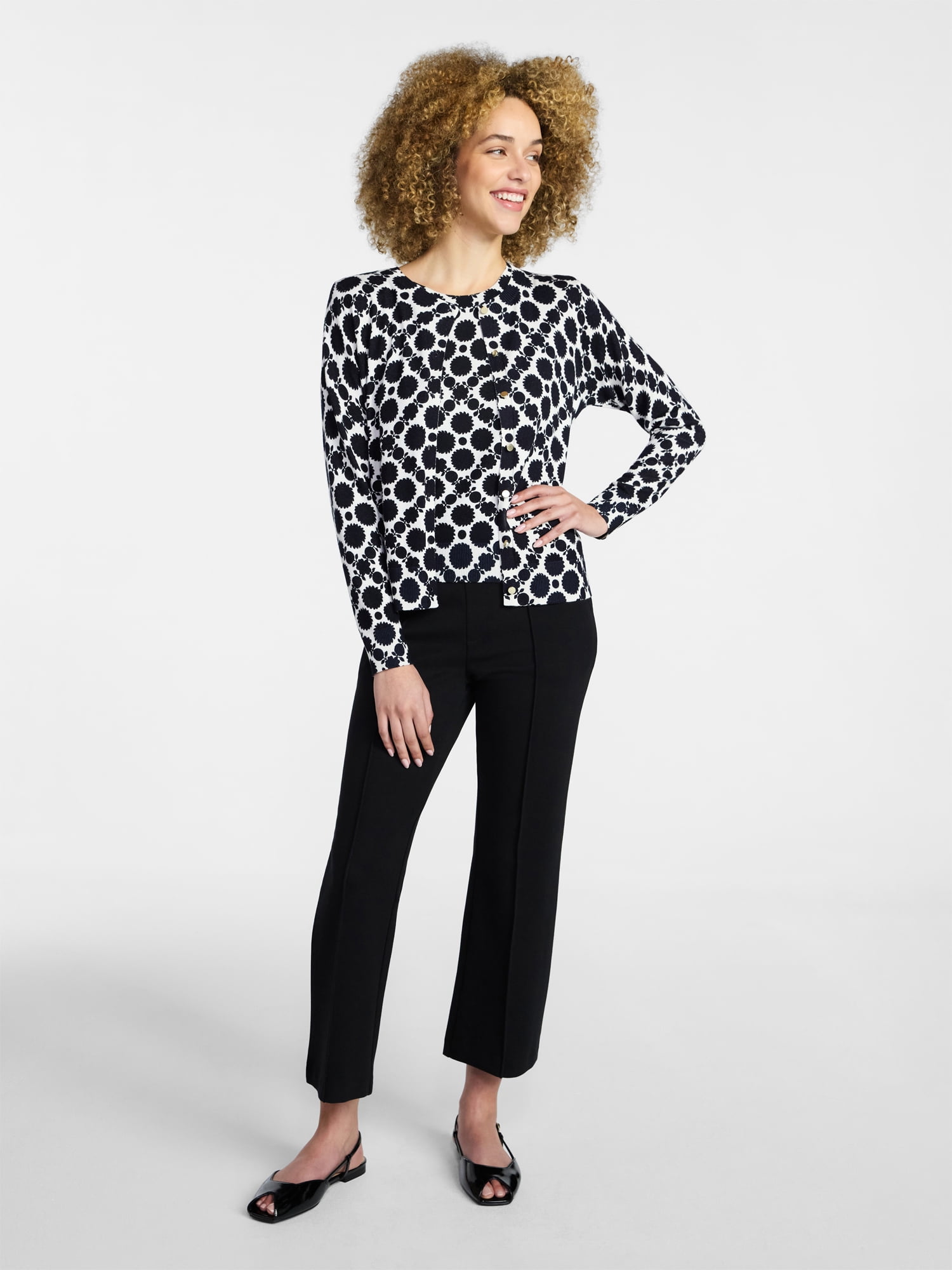Time and Tru Women's Sleeveless Shell and Cardigan Twin Set, 2-Piece, Sizes XS-XXXL