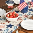 thumbnail image 3 of Sm:)e American Stars 4th of July Table Runner 13x72 Inch, Patriotic Decor Durable and Stylish Independence Day Party and Family Gathering Supply, 3 of 6