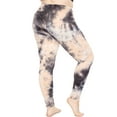 thumbnail image 3 of Stretch Is Comfort Women's Oh so Soft PS Leggings Navy Tie Dye 2X, 3 of 6