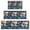 Pioneer Flower Floral-1, variant on Pioneer Flower Floral Print Pattern Kitchen Rugs Sets Of 3,Kitchen Runner Rugs Non Skid Washable,Decorative Kitchen Floor Mats for Kitchen,Sink,Laundry,17"x30" 17"x47" 17"x59"