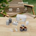 thumbnail image 3 of Trousse de Café de Camping Extra Rare pour Collectionneurs, Ensemble de Café de Camping de Collection Rare, Cafetière Portable pour Infusion Manuelle pour Voyage, Trousses d'Espresso Rétro Compactes Réutilisables pour Camping en Plein Air et Randonnée (1 Ensemble), 3 of 7