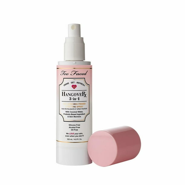 Primer y fijador en aerosol Too Faced Hangover 3 en 1, 120 ml