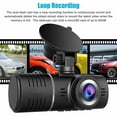 thumbnail image 6 of ZFYXGS 3 Channel Dash Cam Front And Rear Inside, 1080P Dash Camera For Cars, Dashcam Three Way Car Camera With IR Night Vision,Loop Recording,Motion Detection, 6 of 6