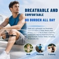 thumbnail image 3 of Patellar Tendon Support Strap,Patella Band,Knee Strap,Patella Band For Running, Basketball, Hiking, Volleyball & Squats, Knee Strap For Knee Pain Relief, 3 of 5