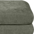 thumbnail image 4 of Meridian Furniture Stellar Green Chenille Fabric Modular Ottoman, 4 of 7