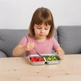 thumbnail image 4 of Hotbird Reusable Stainless Steel Snack Containers with Lids for Kids Todder Adults Double Compartment Grab and Go Food Storage Snackle Box Container,16 oz, 4 Pack, BPA Free, 4 of 7