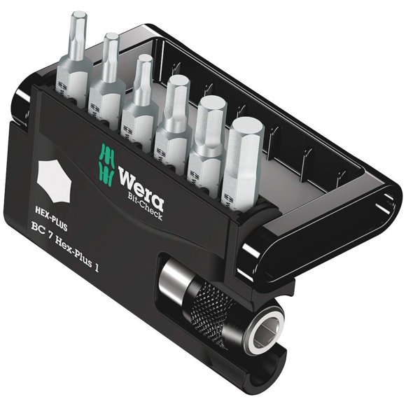 Juego de brocas Wera 8040-6 Check Metal con Rapidaptor 895/4/1 K