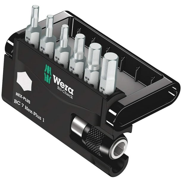 Juego de brocas Wera 8040-6 Check Metal con Rapidaptor 895/4/1 K