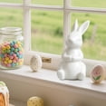 thumbnail image 3 of SLYNSHome Easter Bunny Decorations Mini Ceramic Rabbit Figurine Decor Vintage Bunny Figurine Spring Easter Home Decor, 3 of 7