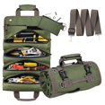 thumbnail image 1 of Bolsa organizadora de herramientas ASTLIHO plegable con 2 bolsas, color verde, 1 of 7