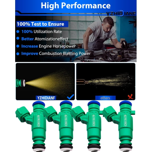 Fuel Injectors for 03-06 Nissan Sentra 1.8l 0280156159 Fj678 1set 4 Pcs Fuel Injectors for 03-06 Nissan Sentra 1.8l 0280156159 Fj678 1set 4 Pcs