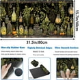 thumbnail image 4 of Desk Mat Green Plants Mouse Pad Gaming Mat Dark Keyboard Mat, Long Mouse Mat XXL Extended Desktop Mat Magical Bottles Computer Mats with Stitched Edges, Office Desk Accessory 31.5" x 15.7", 4 of 13