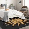 thumbnail image 4 of Washable Rugs 3x5 Sun Rug & Home Decor - Front Door Mat Indoor Entrance, Celestial Rugs for Entryway, Non Slip Soft Low Pile Small Area Rug, Aesthetic Carpet & Room Decorations X-&549, 4 of 7