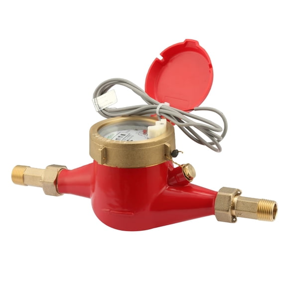 Medidor de agua Watflow DN15 1/2 NPT con salida de pulsos, latón