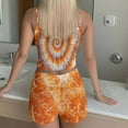 thumbnail image 5 of Women's Tie Dye Pajama Sets Sleeveless Crop Cami Tops and Hot Shorts 2 Piece Pjs Set Y2K Nightwear Outfits, 5 of 5