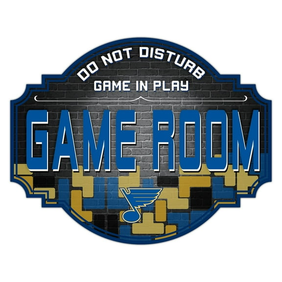 St. Louis Blues 12'' Game Room Tavern Sign